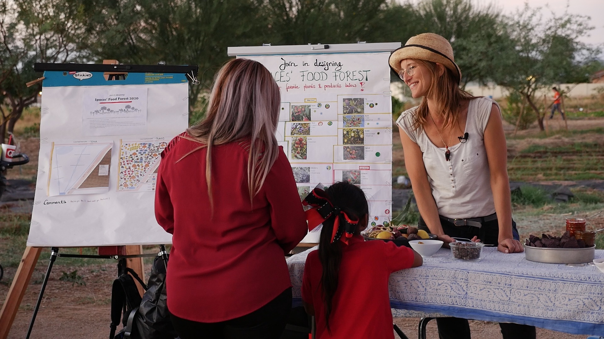 Food forest community event in Phoenix